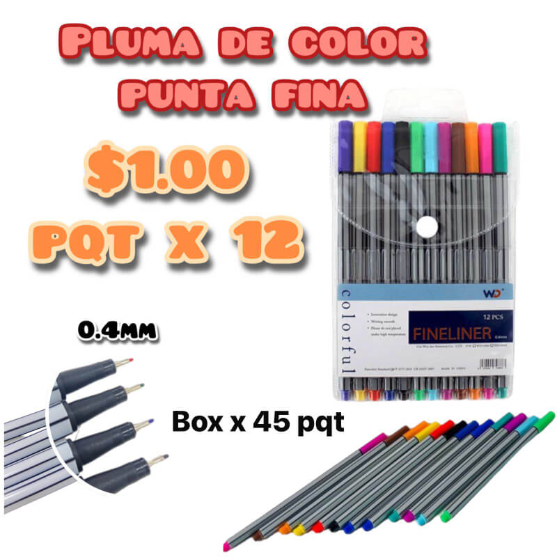 Pluma de color -0.4MM