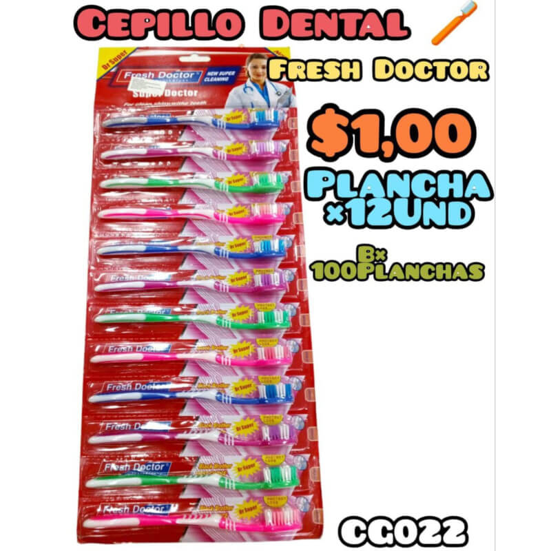 Cepillo De Dientes Fresh Doctor PlanchaX12und BX100