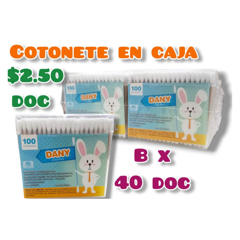 Cotonete en caja DANY