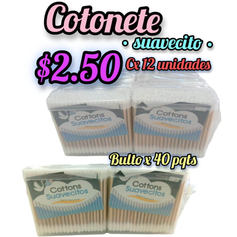 Cotonete SUAVECITO