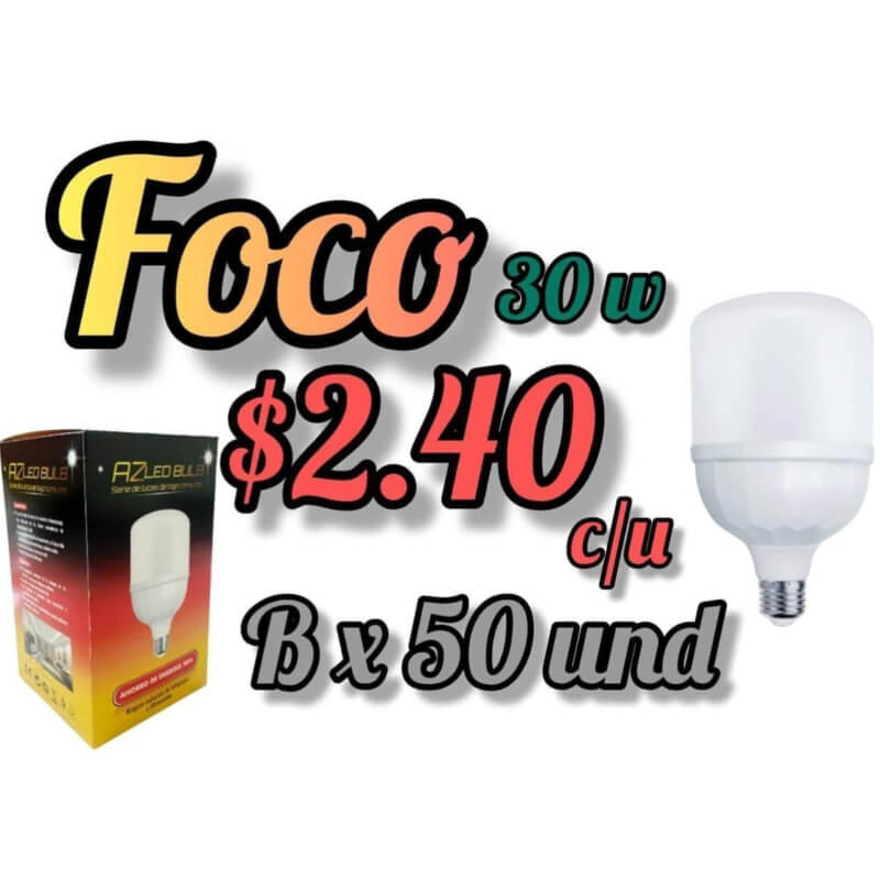 Foco Az Led Bulb 30w Bx50und