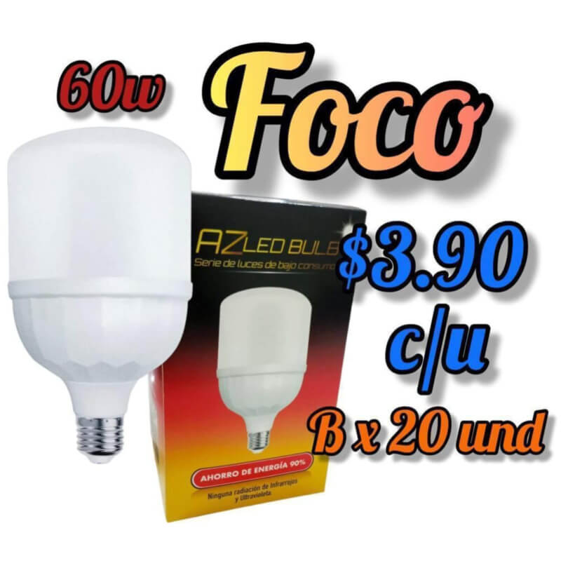 Foco Az Led Bulb 60w Bx20und