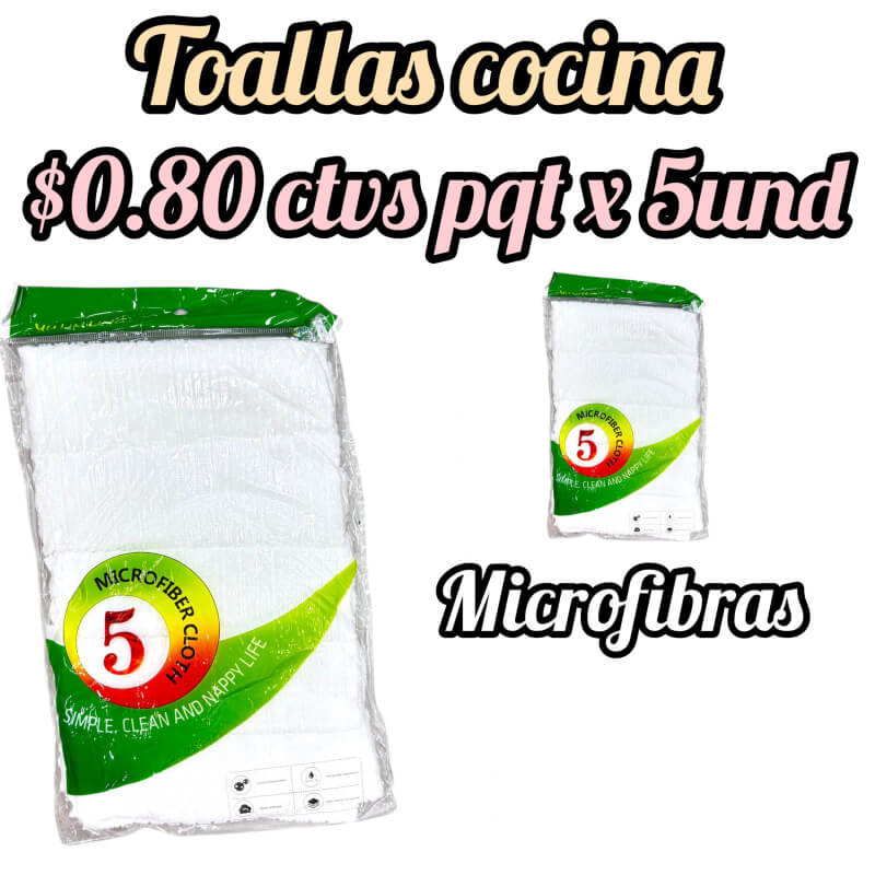 Toallas Blanca pqtx5 und Bx600pqts