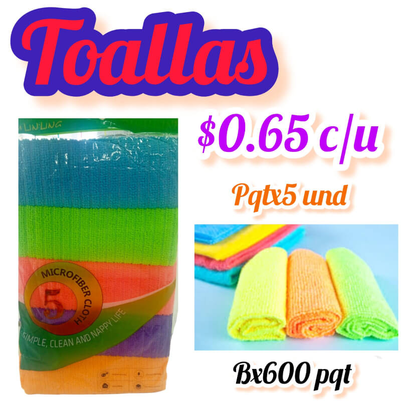 Toallas De Colores pqtx5 und Bx600pqt