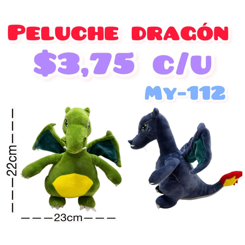 Peluche dragón