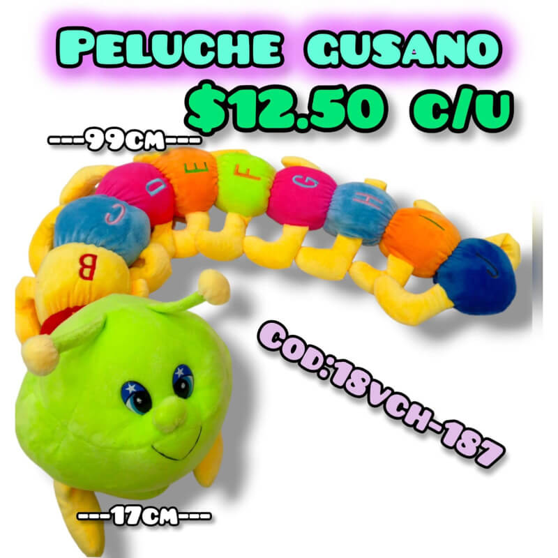 Peluche gusano