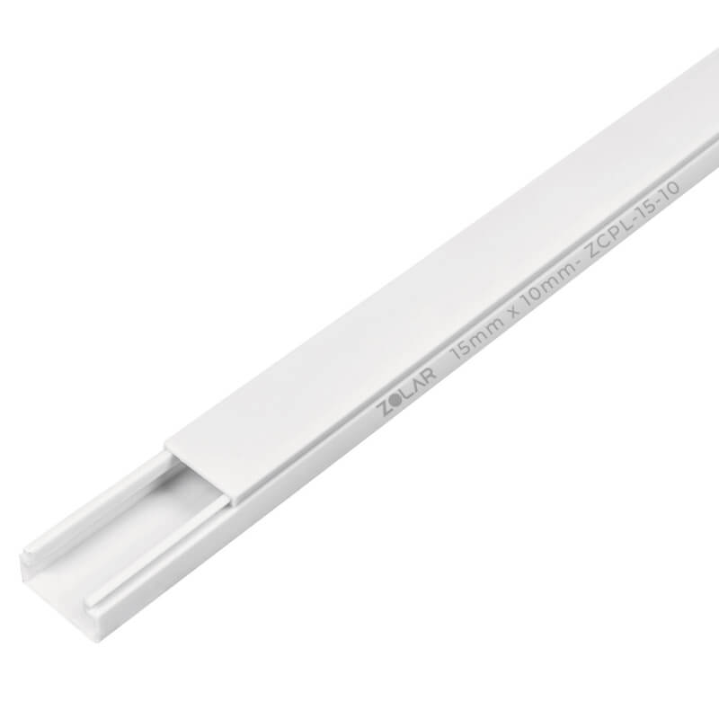 Canaleta PVC Blanca 15x10mm