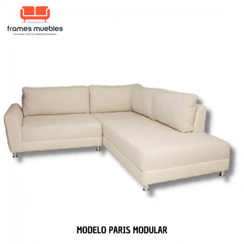 Sala Modular Modelo Paris - Elegancia y Versatilidad Adaptable a tu Estilo | Frames Muebles