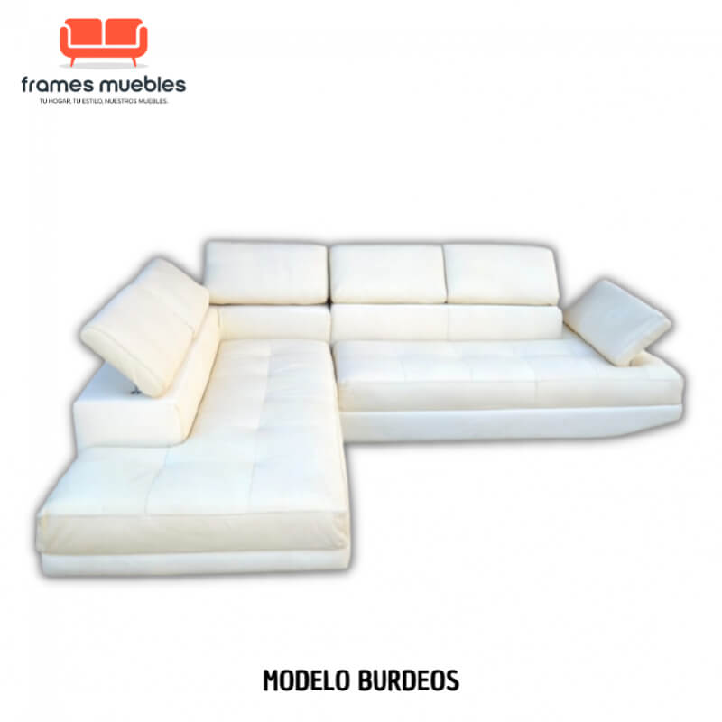 Sala Modular Burdeos – Sofá en Forma de L Personalizable para Espacios Modernos Adaptados a Tu Estilo| Frames Muebles