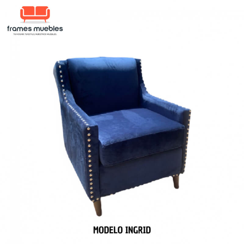 Sillón Modelo Ingrid – Elegancia y Confort Personalizado | Frames Muebles