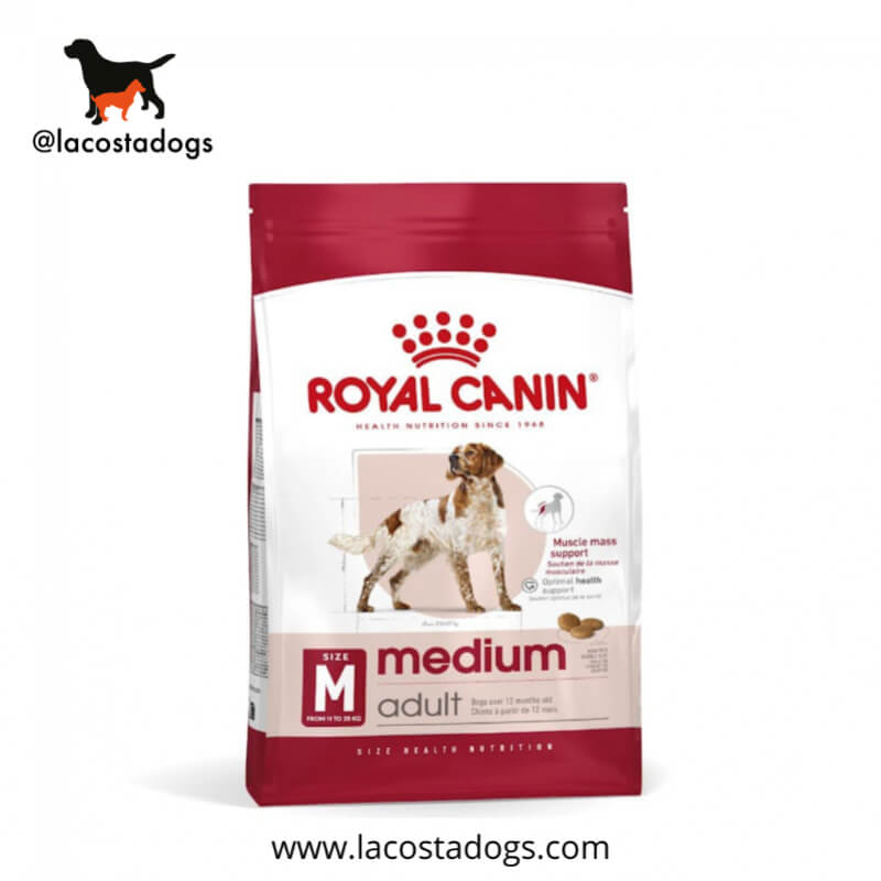 Royal Canin Medium Adult 4kg - Alimento Completo para Perros Adultos de Razas Medianas (11-25 kg)