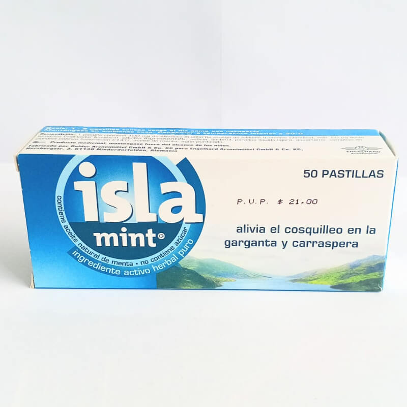 ISLA MINT TABLETAS MASTICABLES X 50