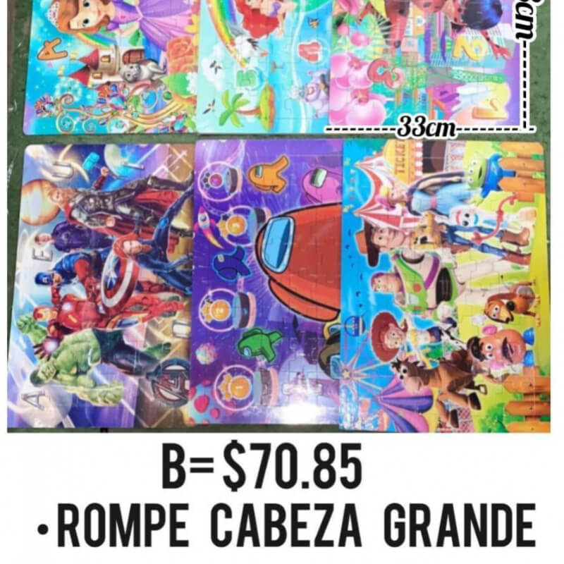 Rompecabeza Grande de 48piezas Bx50und