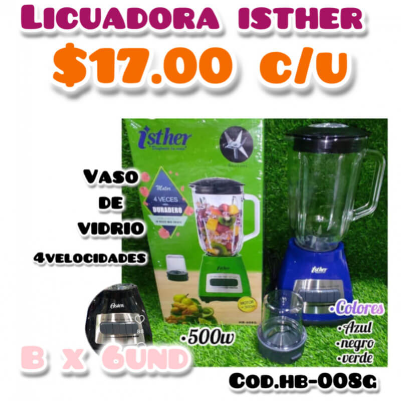 Licuadora Isther HB-008G