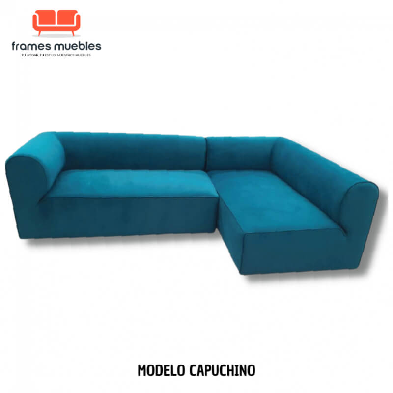 Sofá Modular Capuchino – Personalizable en Color y Acabados, Adaptado a Tu Estilo | Frames Muebles