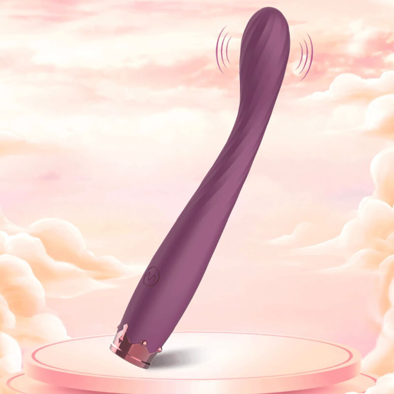 Dildo Vibrador específico para Punto G, Recargable con 10 velocidades.