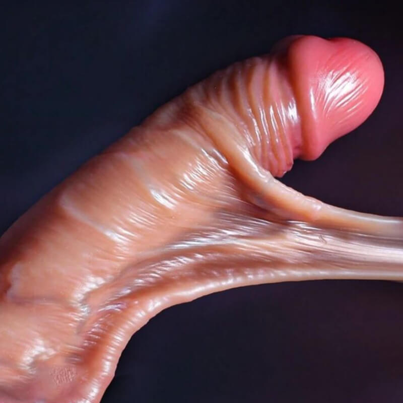 Dildo Pene Masturbador Realista con Textura y detalle de Ventosa