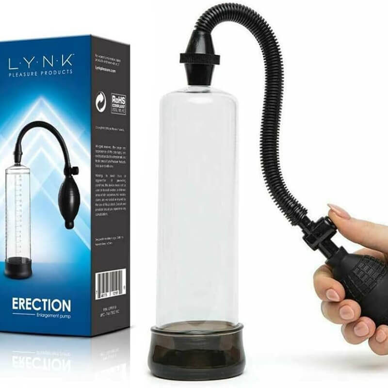 Bomba de Succión Manual para Pene con Varias Tallas