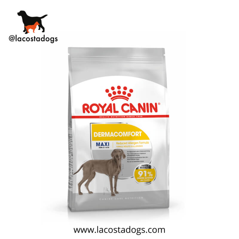 Royal Canin Maxi Dermacomfort 12kg - Alimento para Perros Grandes con Piel Sensible y Propensos a Irritación