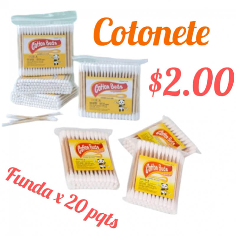 Cotonete de madera Cotton Swabs