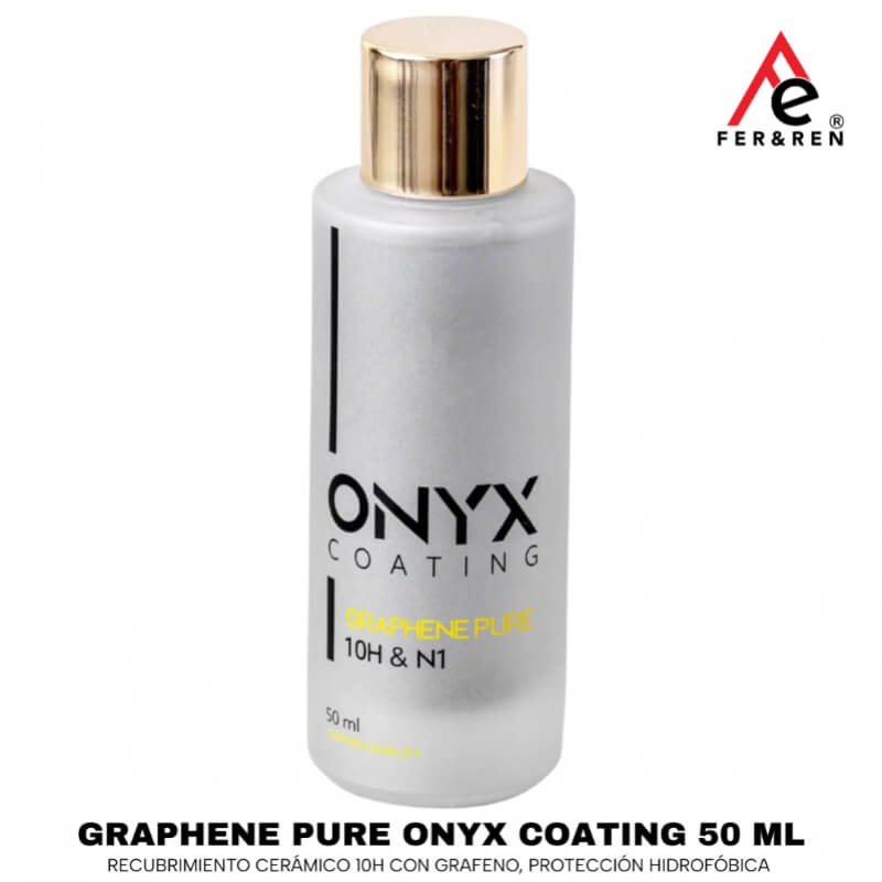 Graphene Pure Onyx Coating 50 ml – recubrimiento cerámico 10H con grafeno, protección hidrofóbica extrema y duración hasta 9 años | FerRen