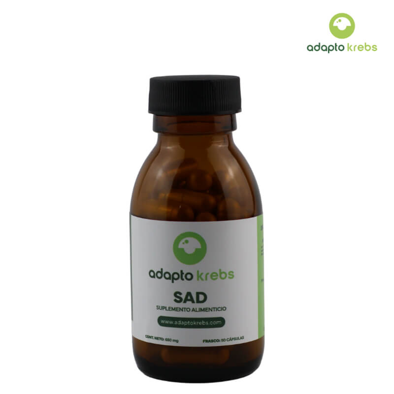 SAD 650 mg - Suplemento Natural con Ginseng Brasileño, Astragalus y Dong Quai para Fortalecimiento Hematológico y Oxigenación Celular | AdaptoKrebs