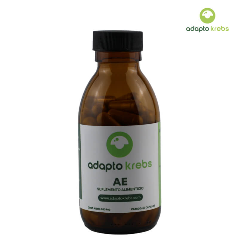 AE 950 mg - Suplemento Natural con Vitex, Ginseng Brasileño, Ginseng Americano y Ñame Salvaje para Equilibrio Hormonal y Energía | AdaptoKrebs