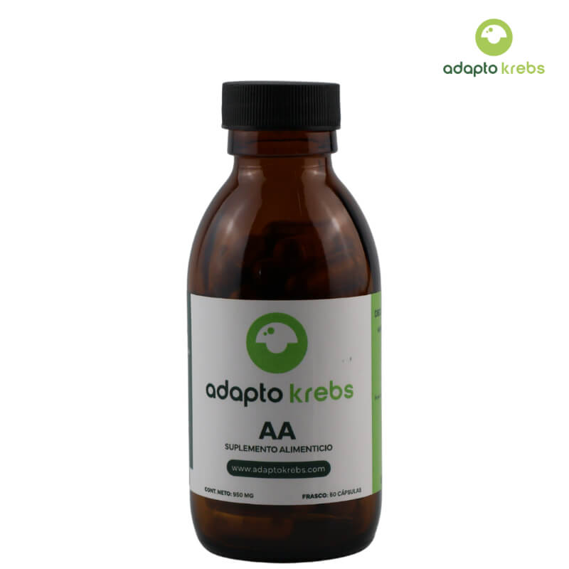 AA 950 mg - Suplemento Natural con Leuzea, Dong Quai, Saw Palmetto y Reishi para Energía, Equilibrio Hormonal y Bienestar Masculino | Adaptokrebs