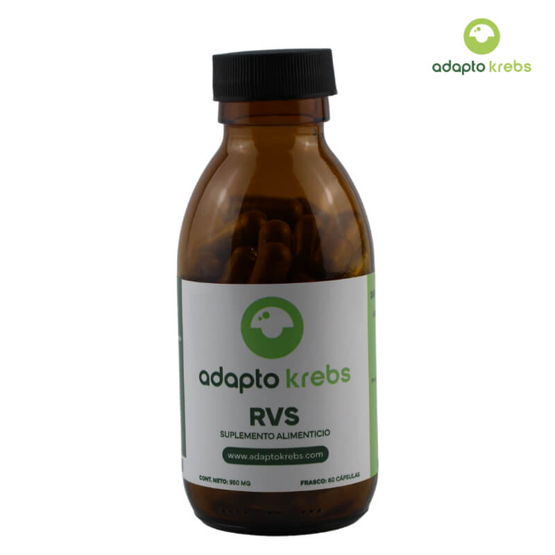 RVS 950 mg - Suplemento Natural con Rhodiola, Vitex Agnus Castus y Suma | Energía, Equilibrio Hormonal y Bienestar Tiroideo | Adaptokrebs