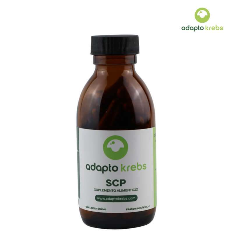 SCP 950 mg - Suplemento Natural con Ginseng Siberiano, Cordyceps y Palo de Arco para Energía y Refuerzo del Sistema Inmunológico | Adaptokrebs