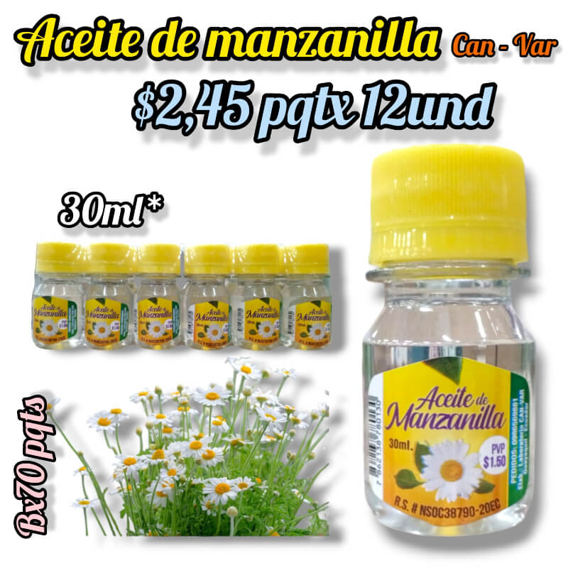 Aceite de Manzanilla CAN-VAR