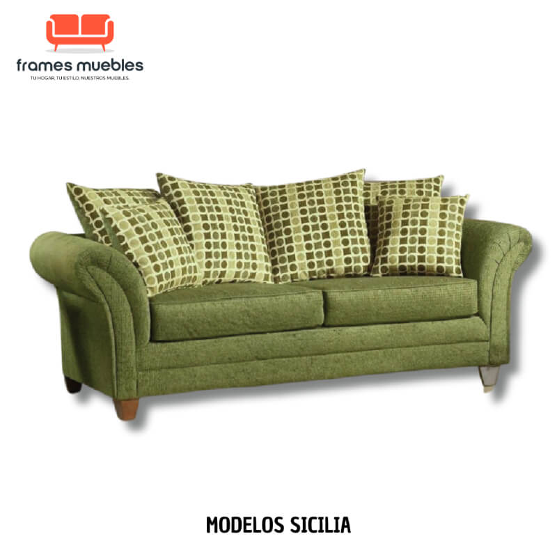 Sofá Modelo Sicilia - Elegancia Clásica y Confort Personalizado para Tu Hogar | Frames Muebles