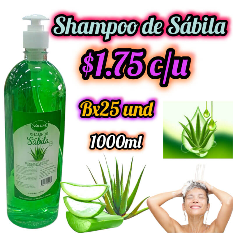 Shampoo Valm Sábila 1000ml