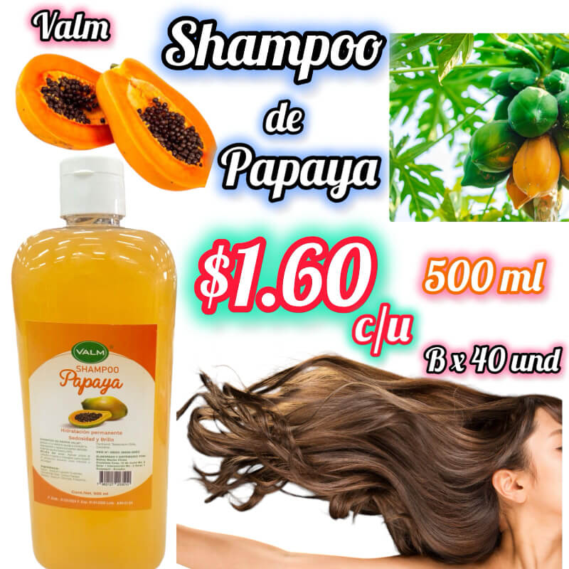 Shampoo Valm Papaya 500ml