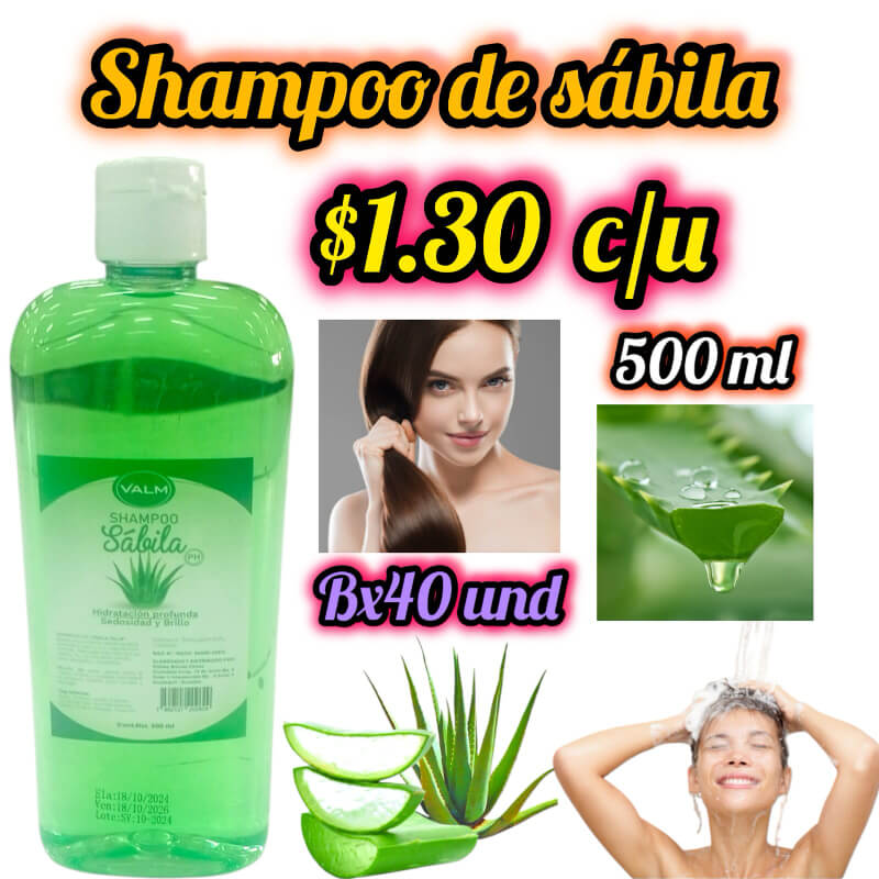 Shampoo Valm Sábila 500ml