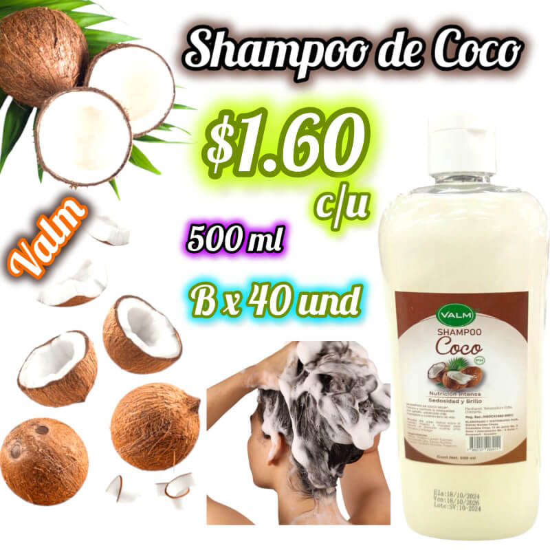 Shampoo Valm Coco 500ml