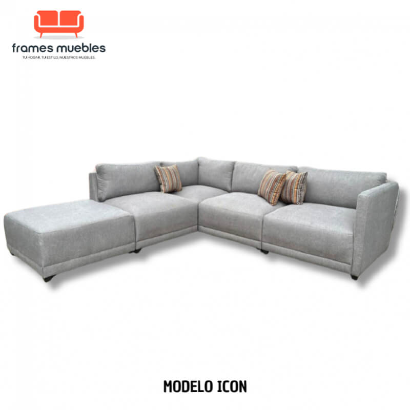 Sofá Modular Modelo Icon - Elegancia y Adaptabilidad para Tu Estilo | Frames Muebles