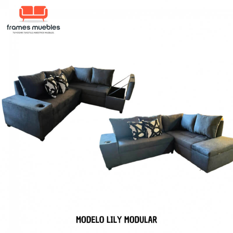 Sofá Modular Modelo Lily - Adaptable a tu Estilo | Frames Muebles