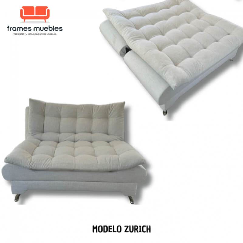 Modelo Zurich 3-2-1 - Sofá Multifuncional Adaptable a Tu Estilo | Frames Muebles