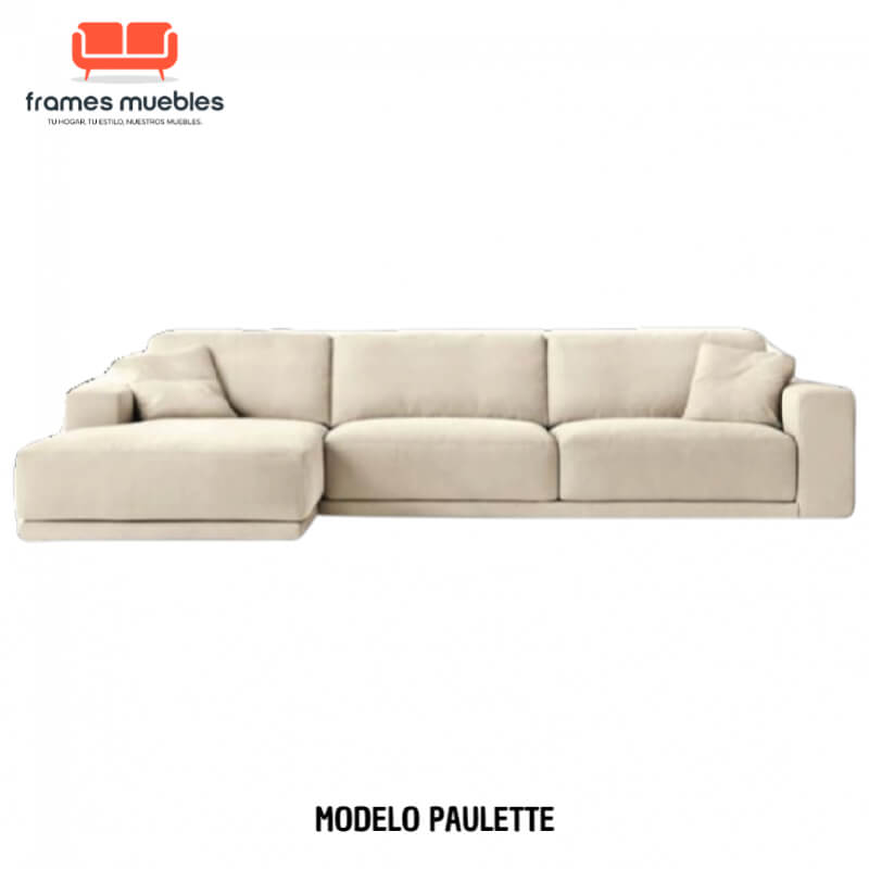 Sofá Modelo Paulette - Adaptable a tu Estilo y Comodidad Personalizada | Frames Muebles