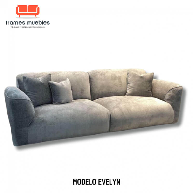 Sofá Modelo Evelyn - Elegancia y Confort Adaptados a tu Estilo | Frames Muebles