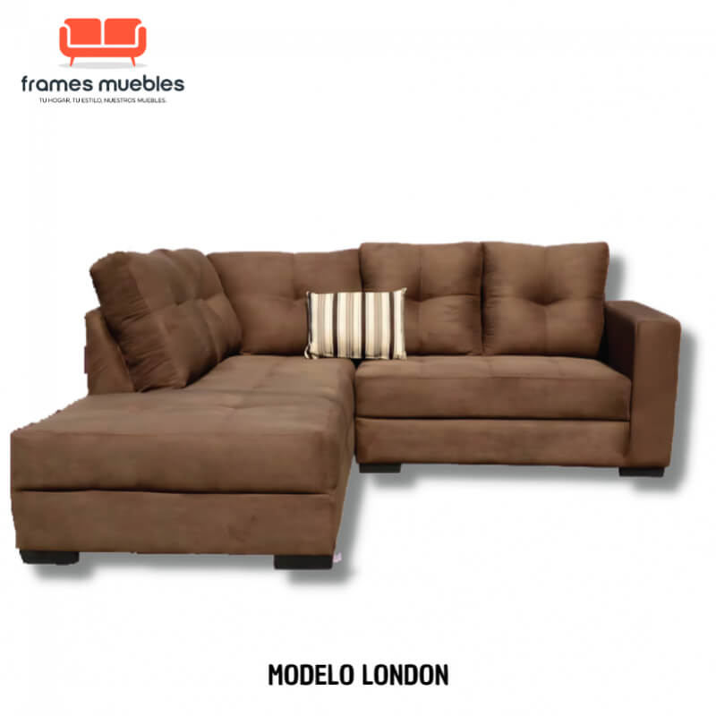 Sofá Modelo London - Adaptable a tu Estilo con Colores y Medidas Personalizables | Frames Muebles