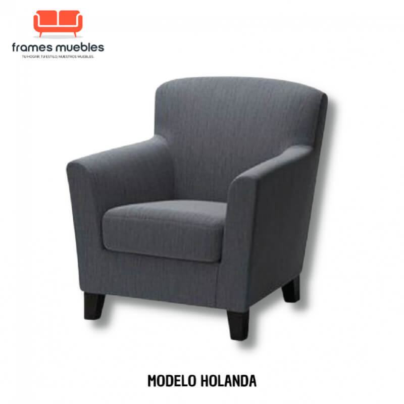 Sillón Modelo Holanda - Adaptable a tu Estilo y Personalizable en Color, Acabados y Medidas | Frames Muebles