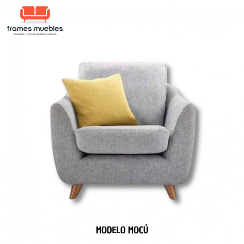 Sillón Modelo Moscú - Personalizable en Color, Acabados y Medidas | Frames Muebles