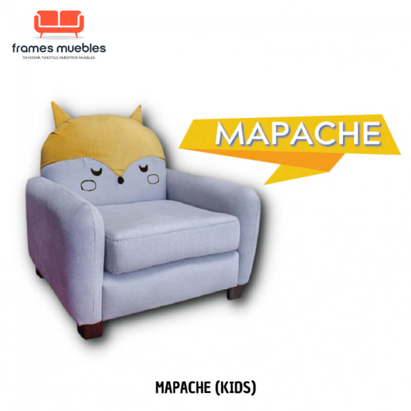 Sillón Infantil Modelo Mapache - Comodidad y Diversión para los Más Pequeños | Frames Muebles