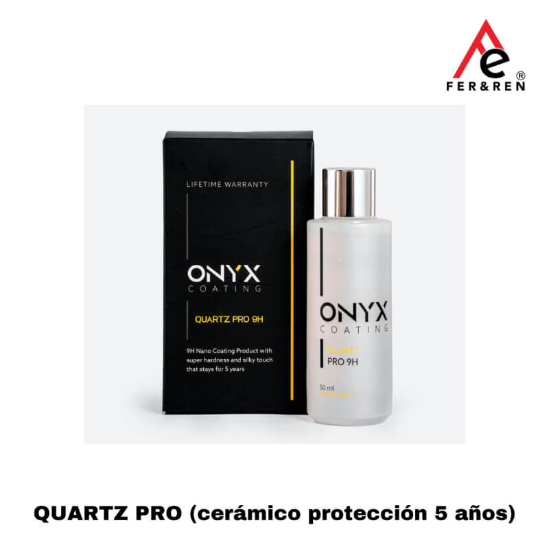 Quartz Pro Onyx Coating – Recubrimiento Cerámico de Protección 5 Años con Acabado Hidrofóbico