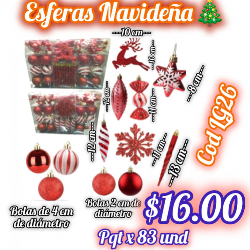 Esferas Navideña x83und