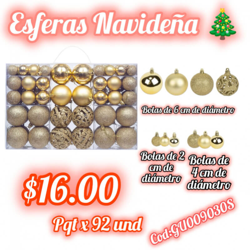 Esferas Navideña x92und