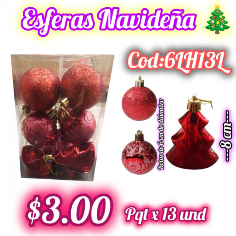 Esferas Navideña x13und