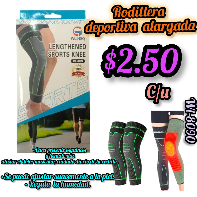 Rodillera Deportiva Alargada